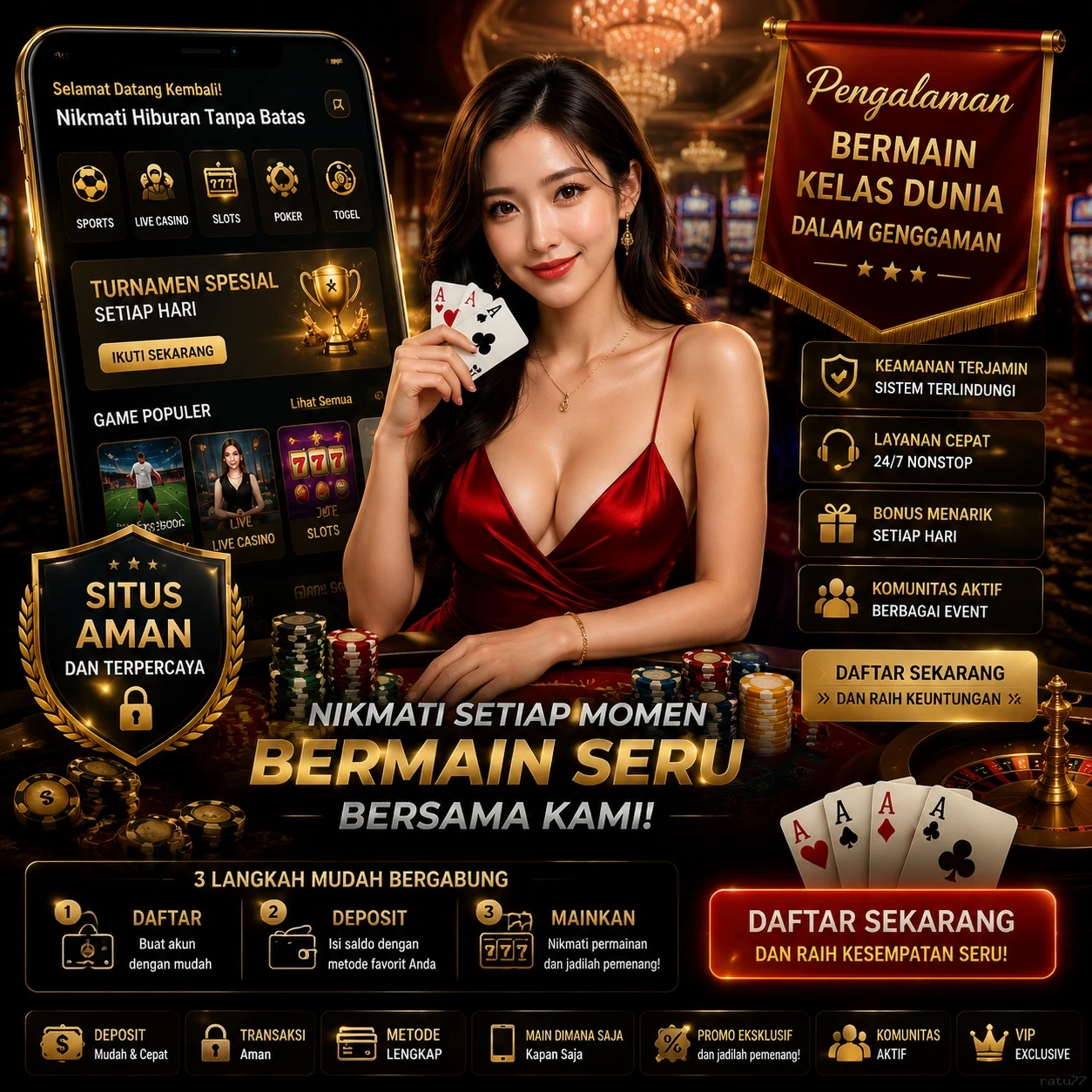 ratu77 Tangkapan Layar - APK Resmi